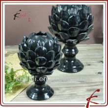 Black Design Wholesale Décoration en céramique en porcelaine